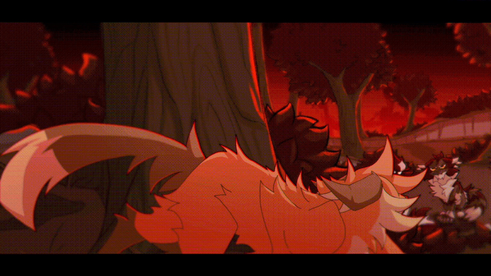 Shaded + composed example with very minimal tweening. Mainly parallax.